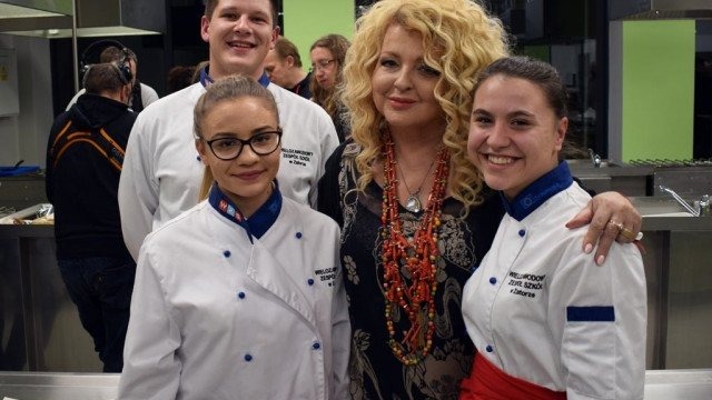 Magda Gessler u zatorskich uczniów – FOTO