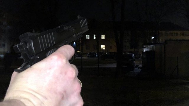 Nożownik w Brzeszczach. Padły strzały