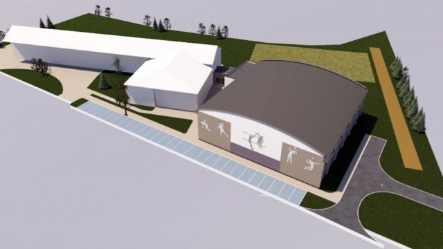 Kończy się budowa sali gimnastycznej w Kętach Podlesiu – FILM