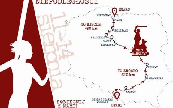 Sztafeta Niepodległości pobiegnie naszymi drogami