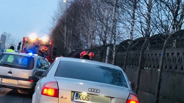 Kraksa na trasie Oświęcim – Zator – FOTO