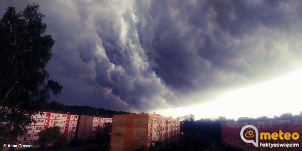 Upalnie, do tego burze z gradem
