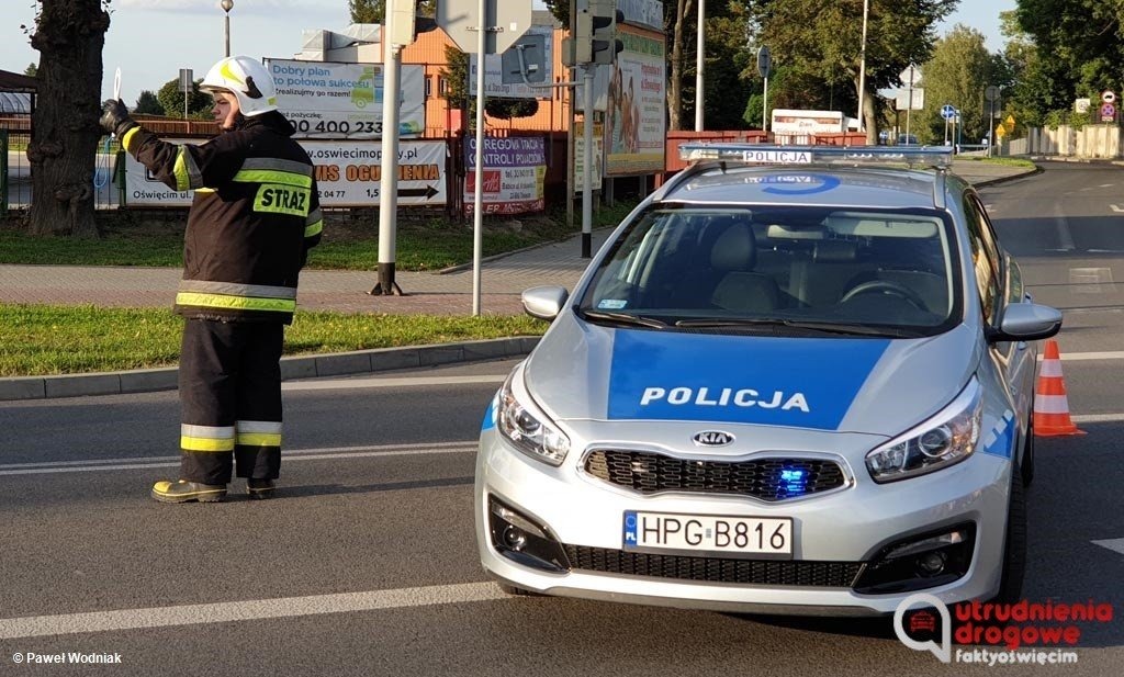 Zderzenie i ruch wahadłowy w Łękach