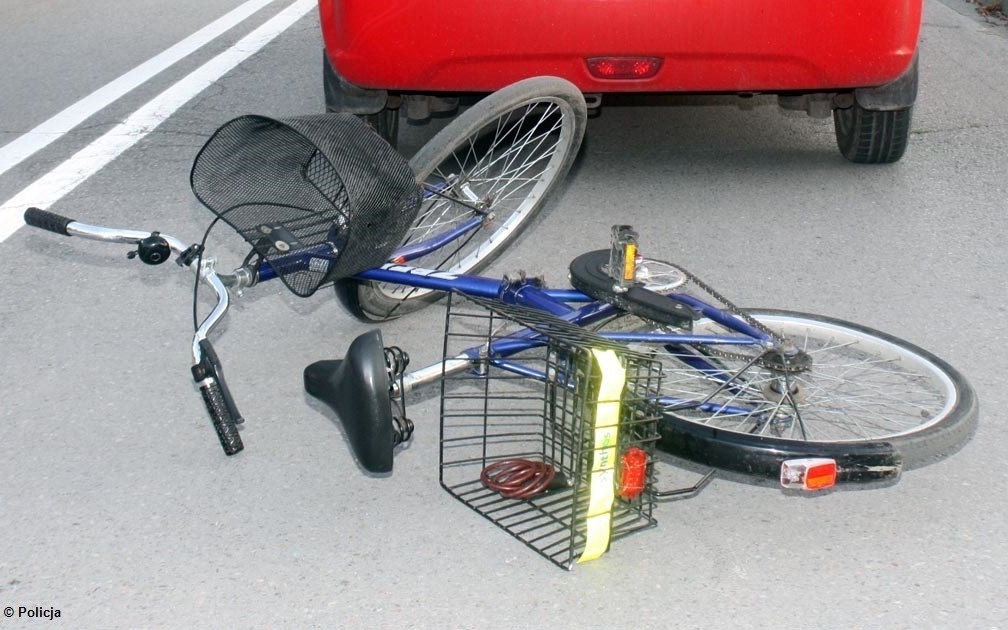Potrącony na przejeździe dla rowerów