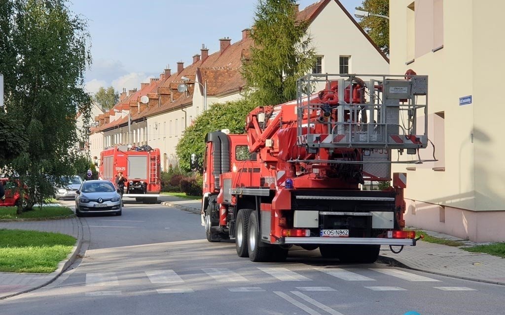Zostawił odkręcony gaz w mieszkaniu bloku