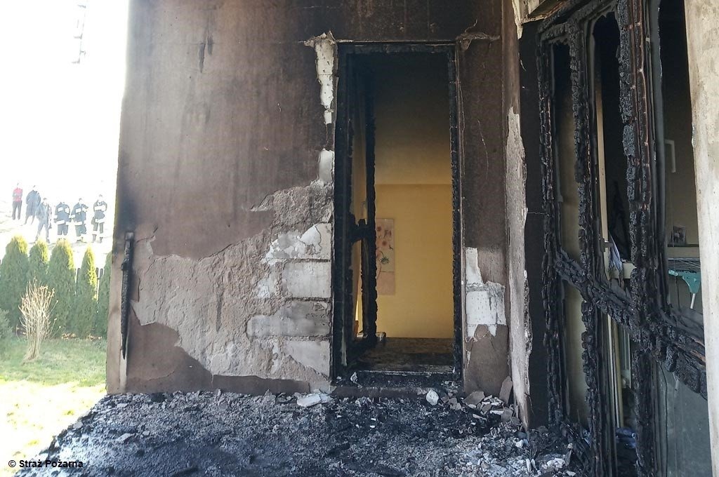 Płonął dom w Piotrowicach