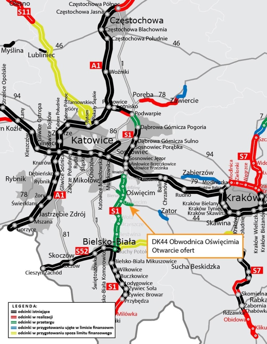 Obwodnicę Oświęcimia chce budować 10 firm