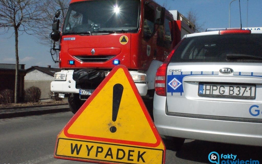 Autokar potrącił rowerzystę