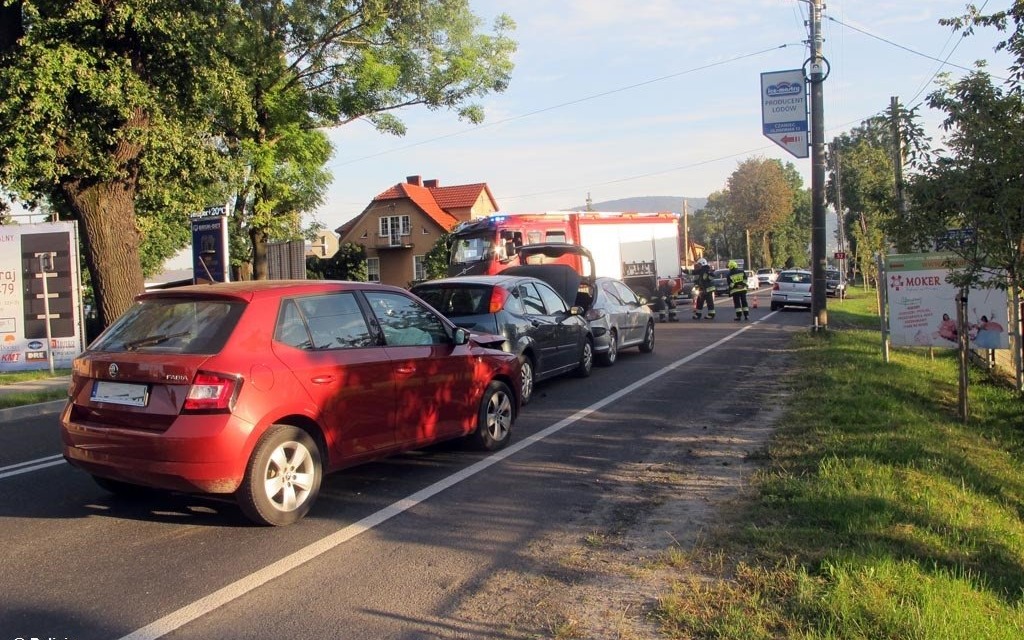Karambol na krajówce – FOTO