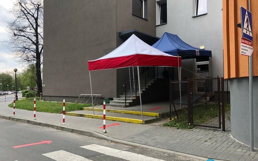 Covidowy oddział w oświęcimskim szpitalu