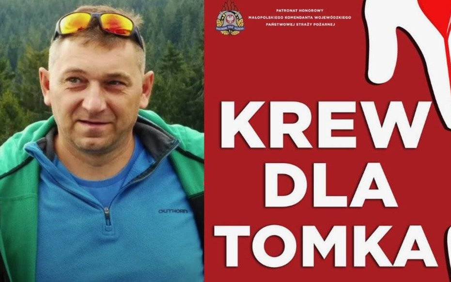 Oddaj krew dla Tomka i innych potrzebujących