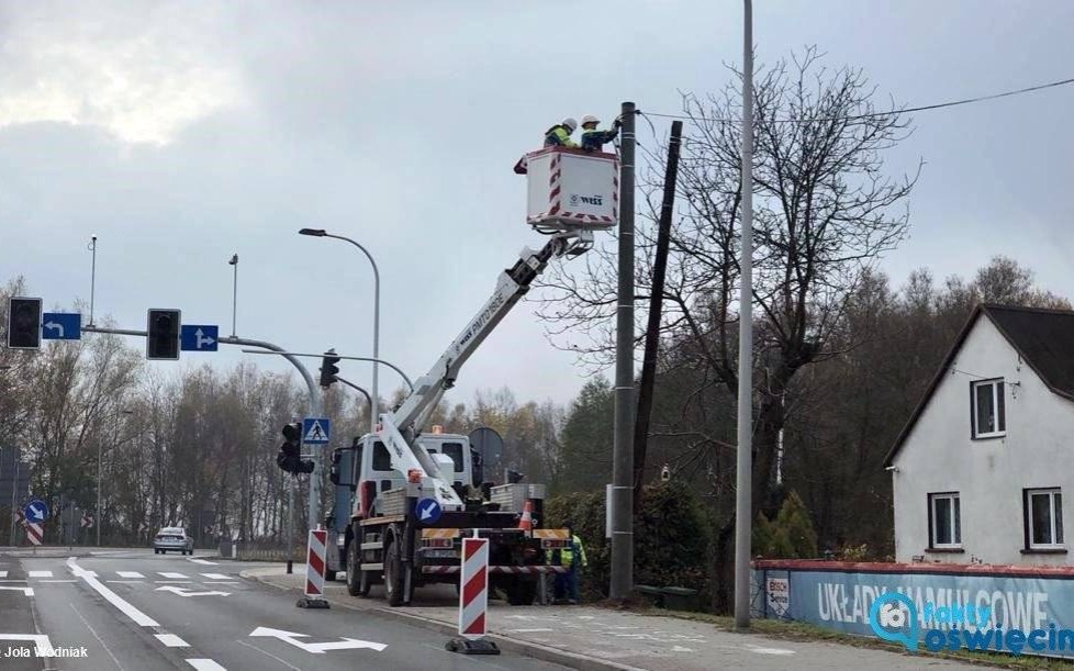 Skrzyżowanie przebudowane, sygnalizacja nie działa