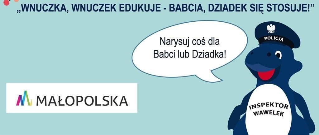Kartki od policji na Dzień Babci i Dziadka