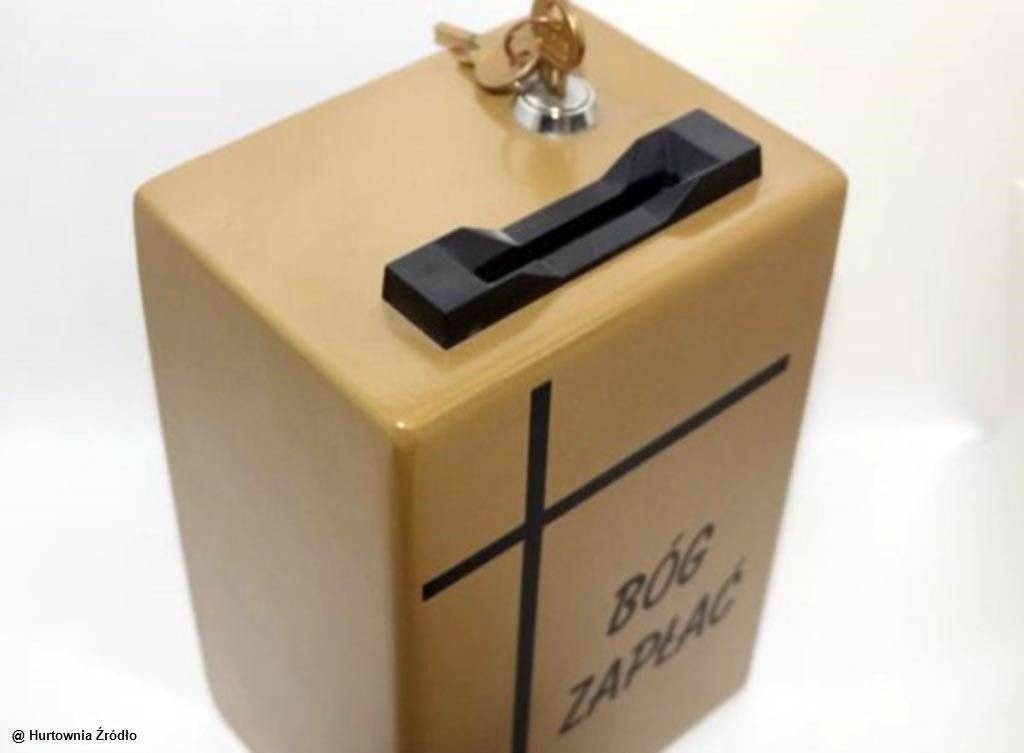 Ukradł pieniądze z kościelnej skarbonki