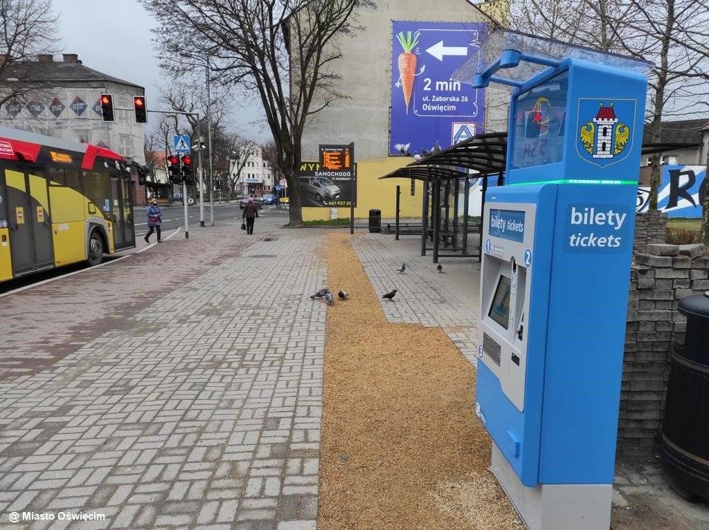 Pierwszy z biletomatów już działa