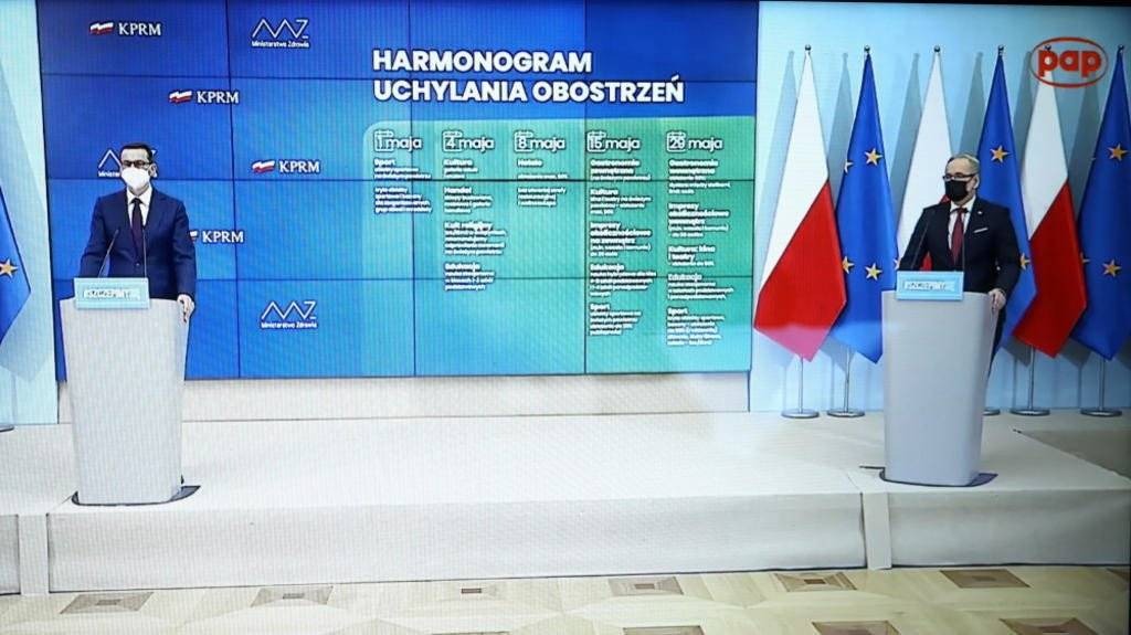 Wstępny harmonogram luzowania obostrzeń