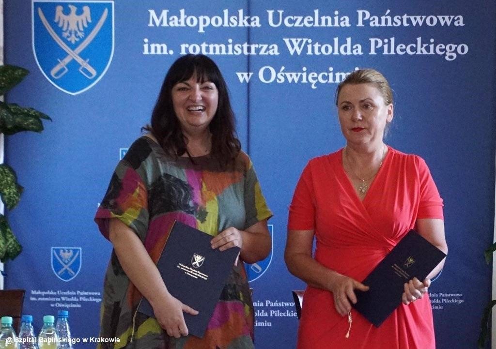 Studentki oświęcimskiej uczelni na praktykach w Krakowie