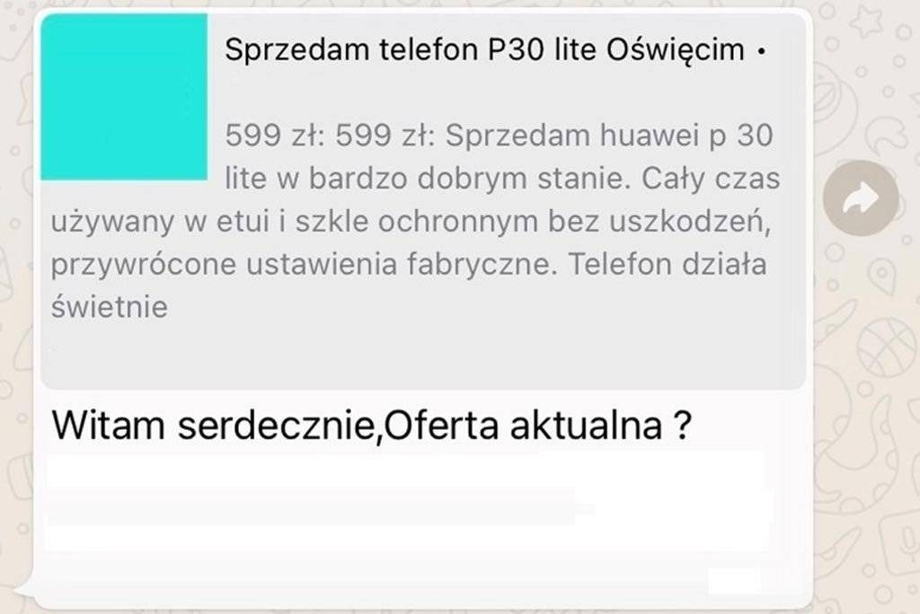 Internetowy oszust wyczyścił konto młodej kobiety