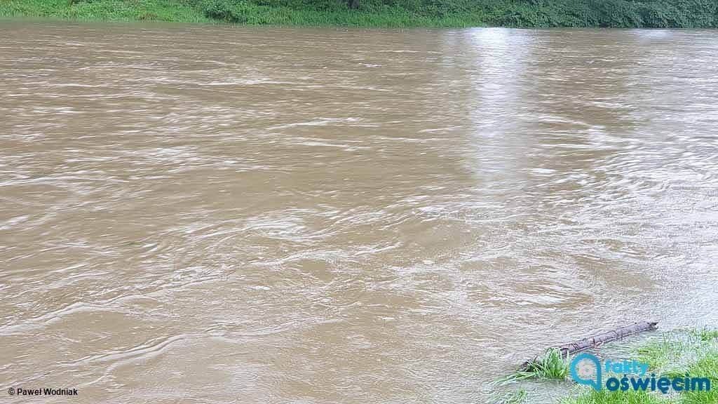 Alarm powodziowy w Oświęcimiu
