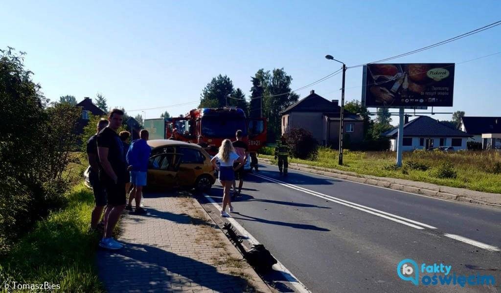 Krajówka zablokowana – FOTO – AKTUALIZACJA