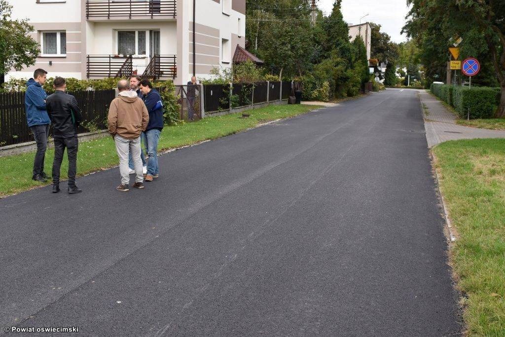 Ulica Żeromskiego w Chełmku po modernizacji