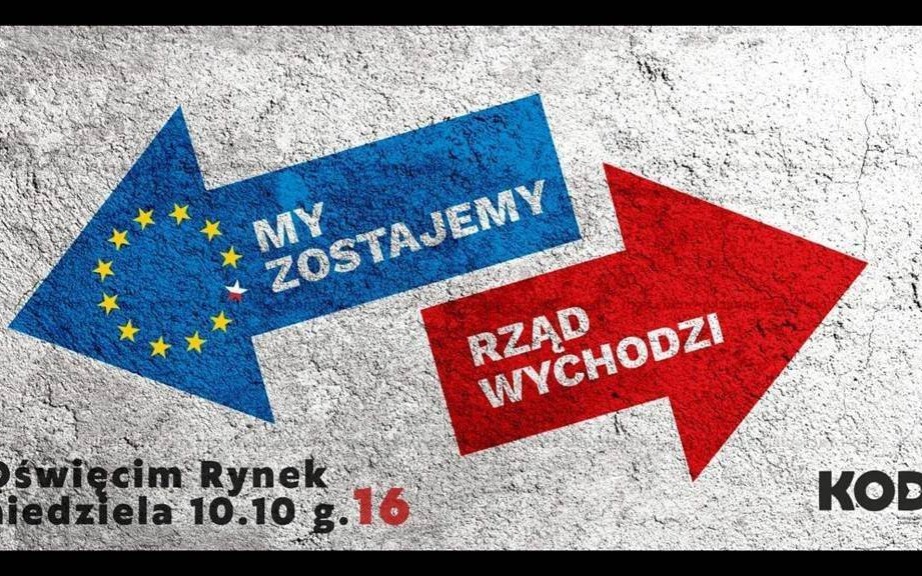 My zostajemy. Rząd wychodzi – manifestacja w Oświęcimiu