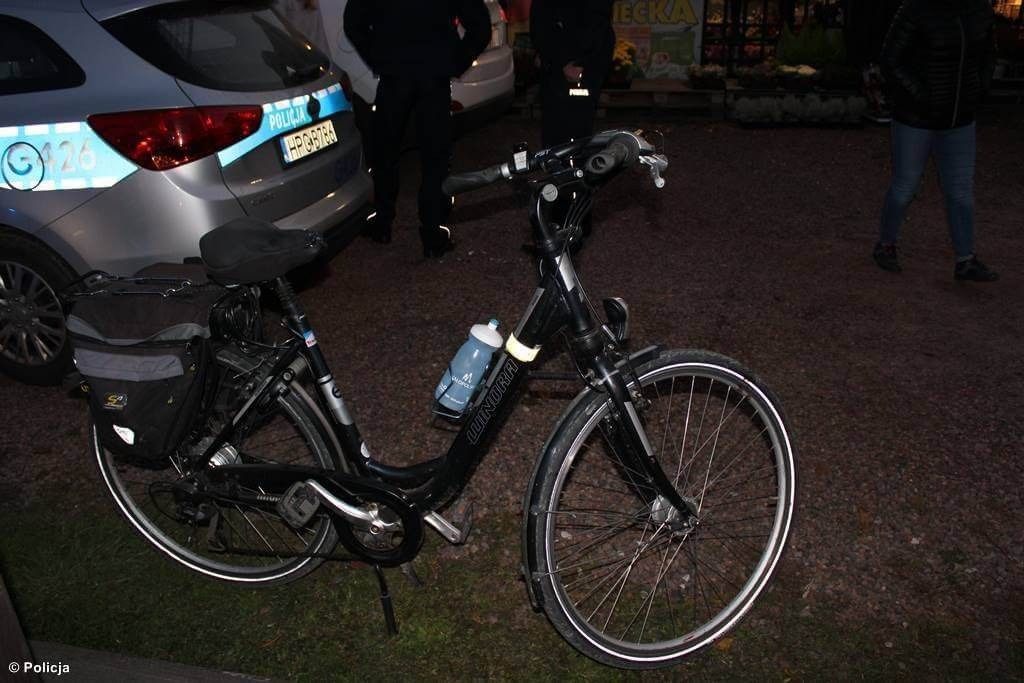 Potrącił rowerzystę