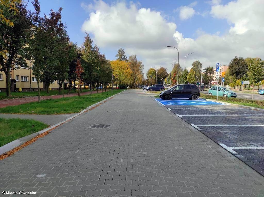 Więcej miejsc parkingowych w Oświęcimiu