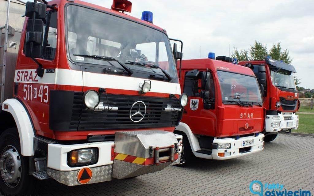 Pożar dwóch budynków. Możliwe podpalenie