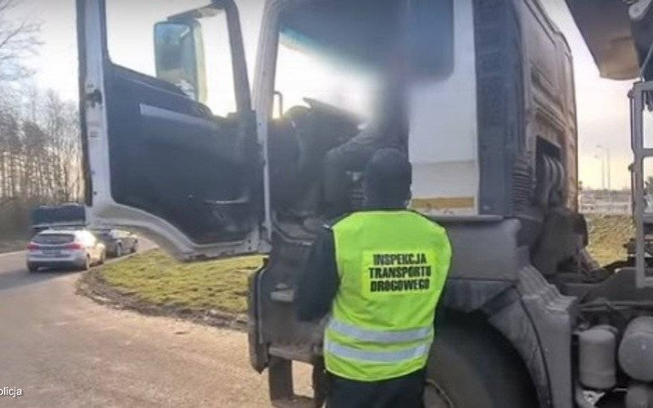 Prowadził tira nie mając uprawnień