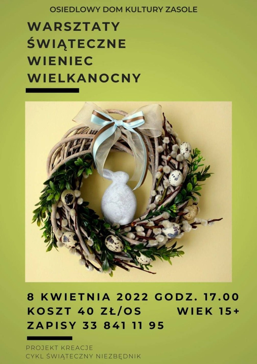 Warsztaty świąteczne „Wieniec wielkanocny”