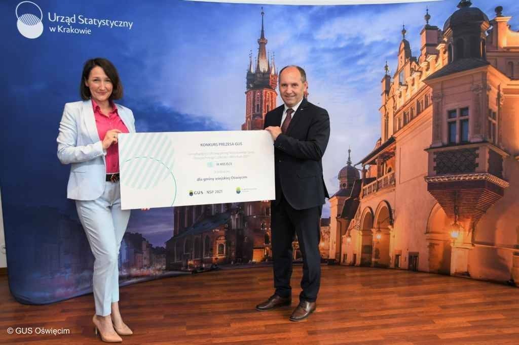 Gmina Oświęcim na podium w konkursie prezesa GUS – FOTO