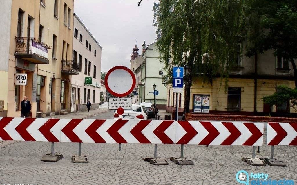 Utrudnienia w ruchu w Starym Mieście