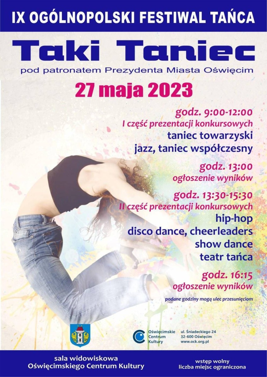 9. Ogólnopolski Festiwal Tańca Taki Taniec