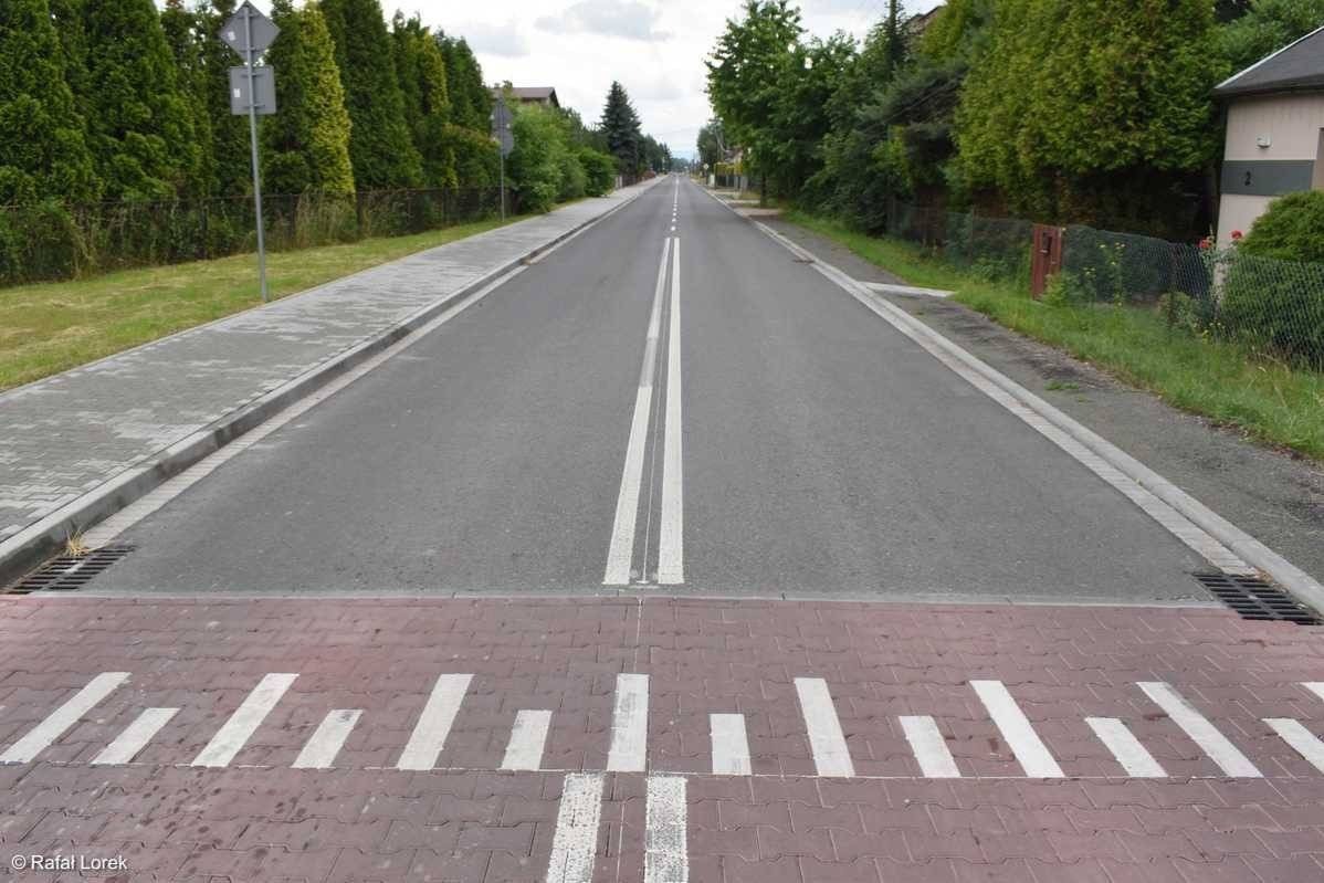 Przebudowa drogi powiatowej w Brzezince po finiszu – FOTO