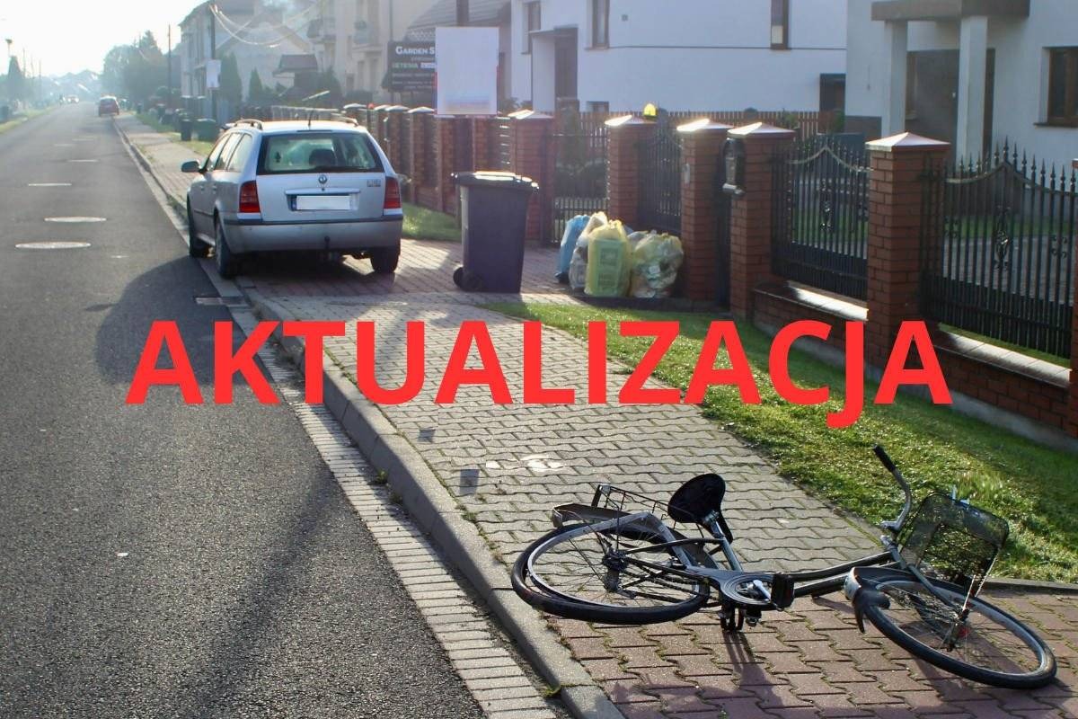 Potrącona w poniedziałek rowerzystka nie żyje