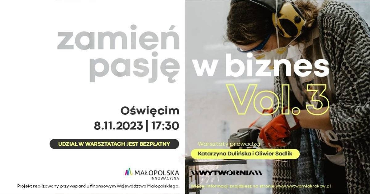 Bezpłatne warsztaty: Zamień pasję w biznes