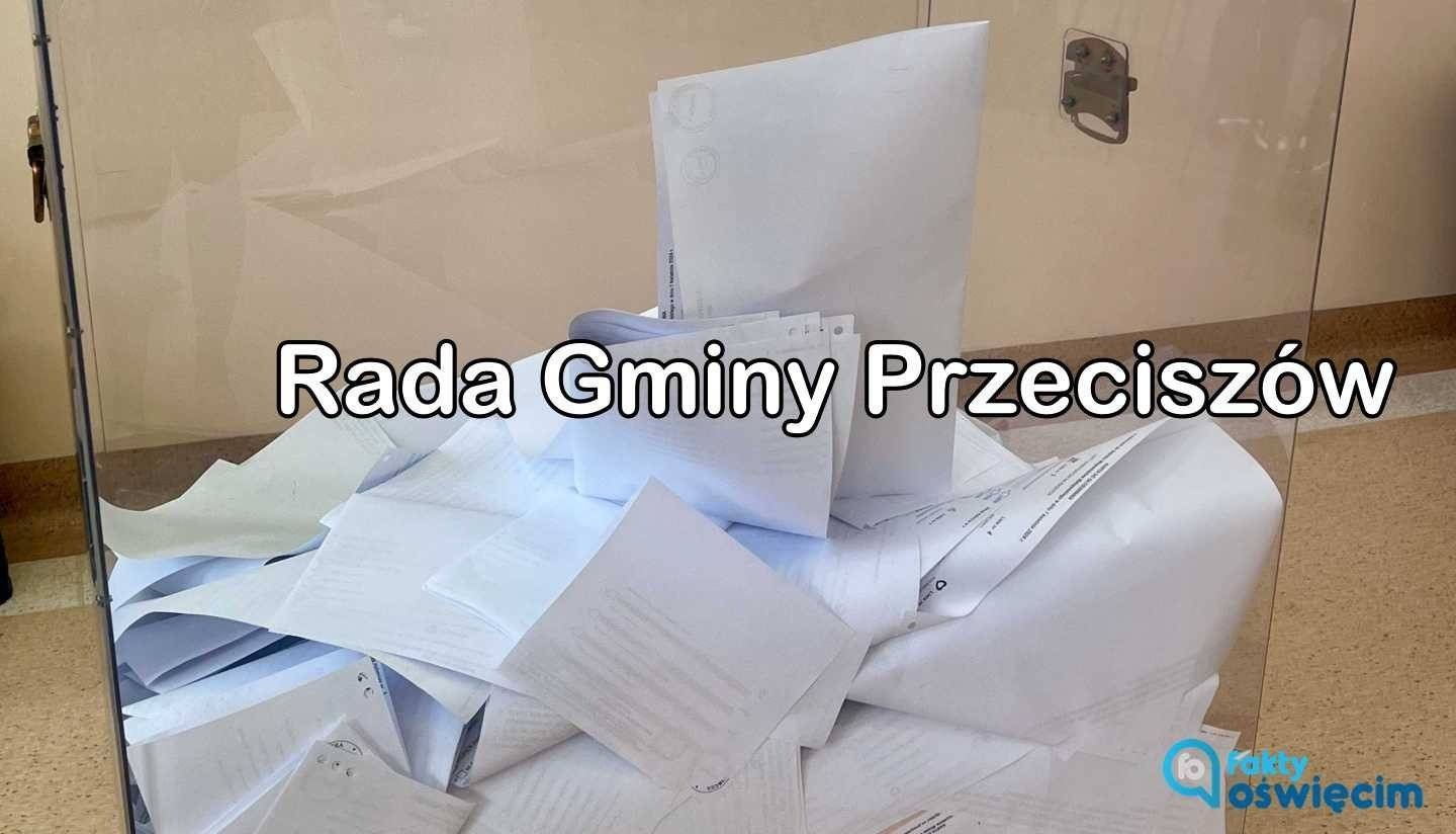 Rada Gminy Przeciszów. WYNIKI WYBORÓW 2024
