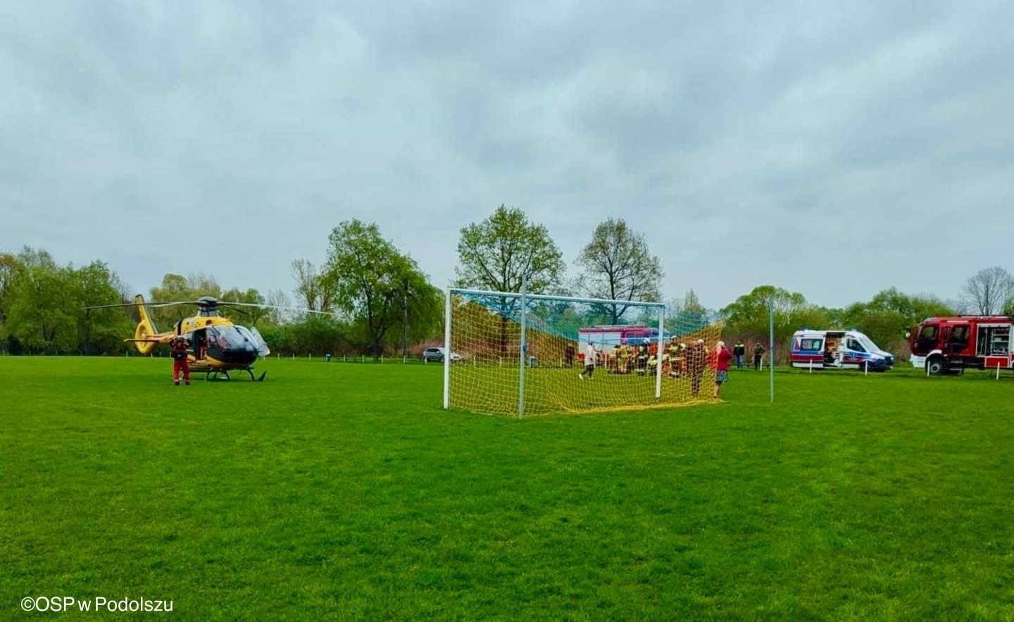 Reanimowali 11-letniego piłkarza. Chłopiec trafił do szpitala