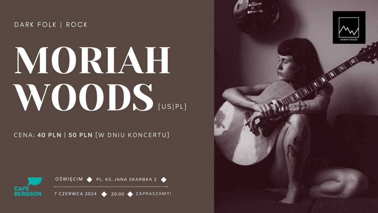 Zanurz się w świat dark folk. Moriah Woods na scenie Café Bergson