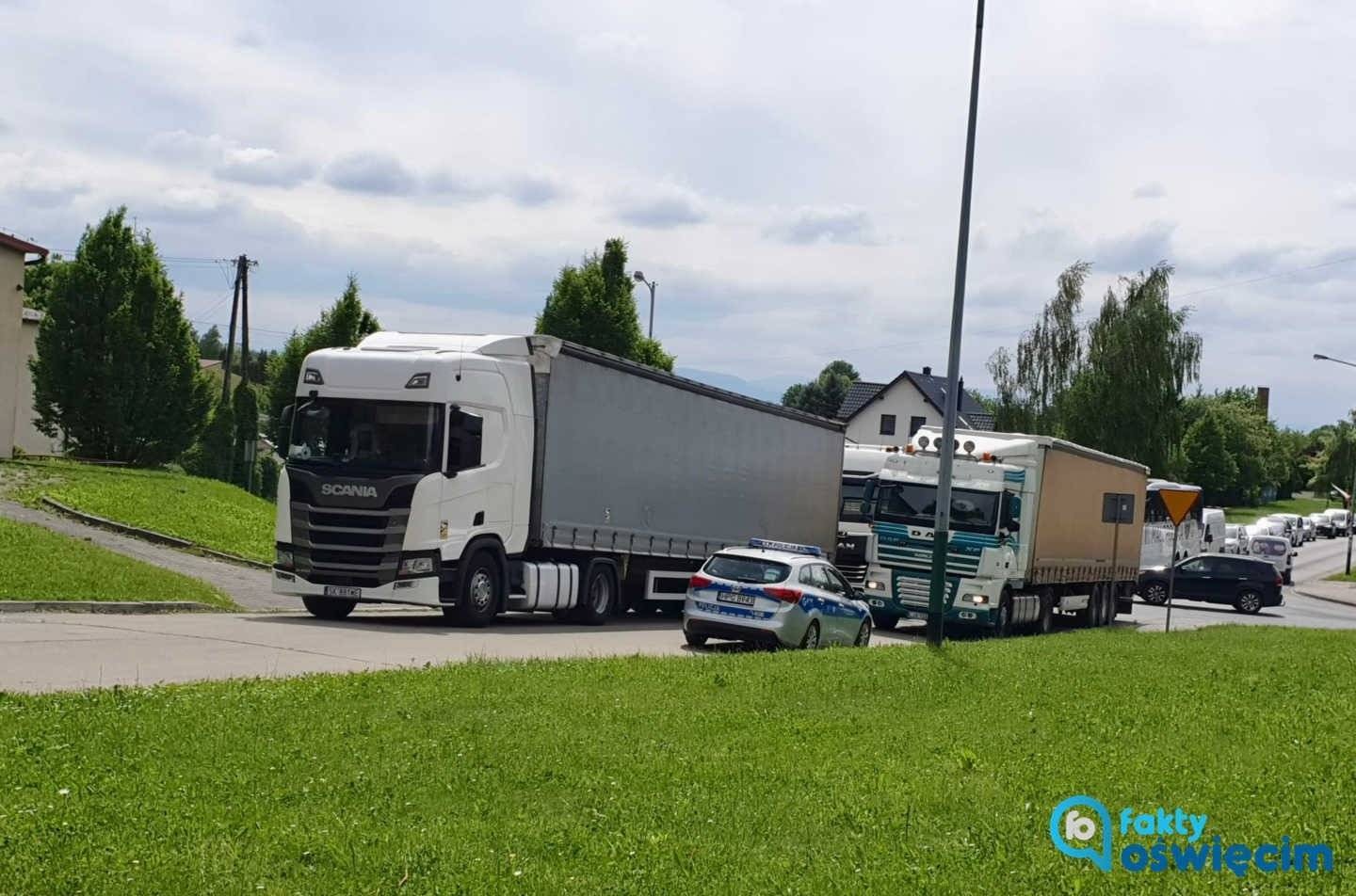 Zmiana organizacji ruchu na obwodnicy. Policjanci w akcji – FILM, FOTO