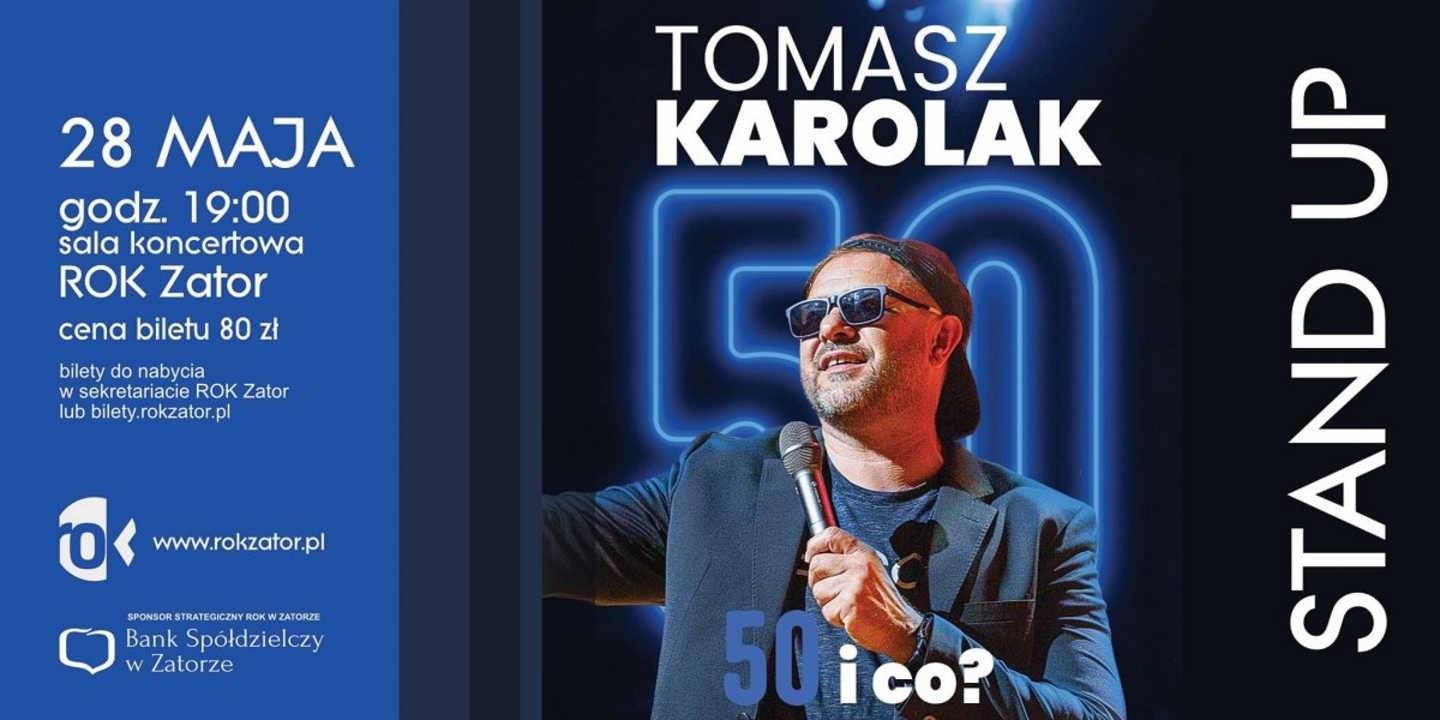 „50 i co?”: Muzyczny stand-up Tomasza Karolaka w Zatorze