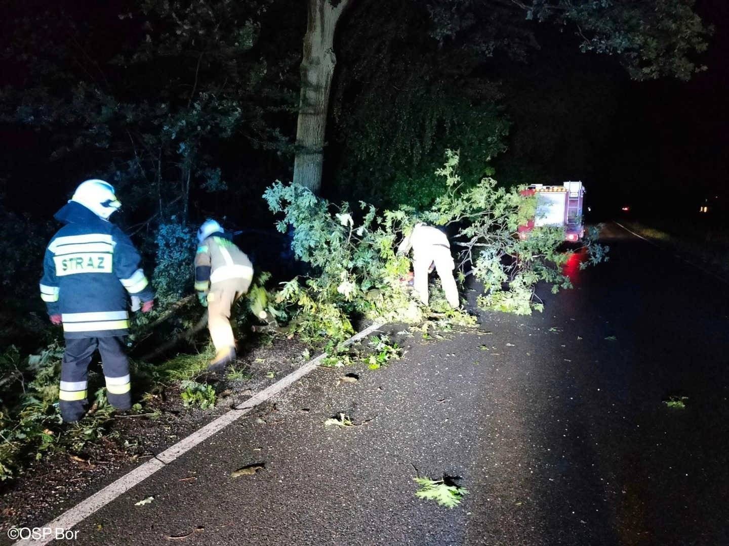 Gwałtowna nawałnica w powiecie. Ponad sto interwencji strażaków – FOTO