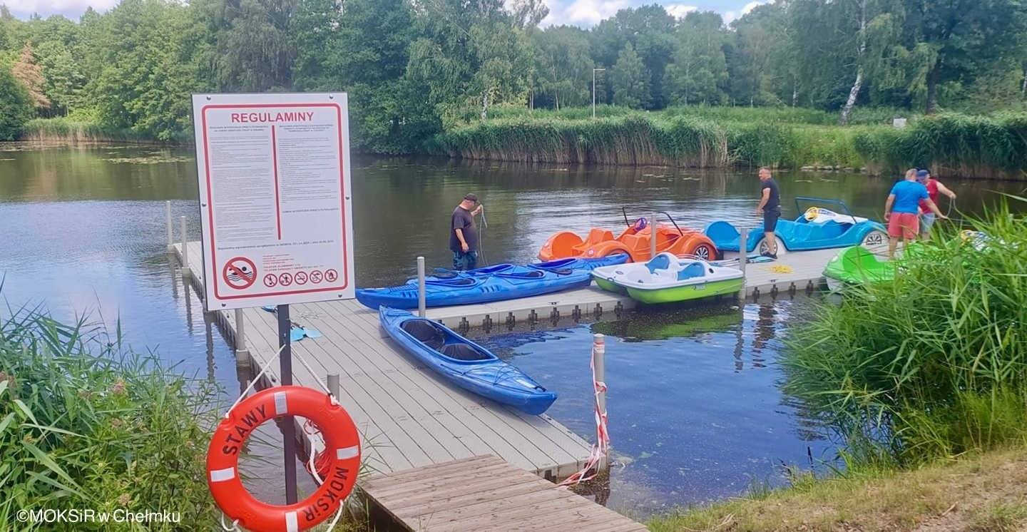 W Chełmku już działa przystań wodna. Sprawdź szczegóły – FOTO