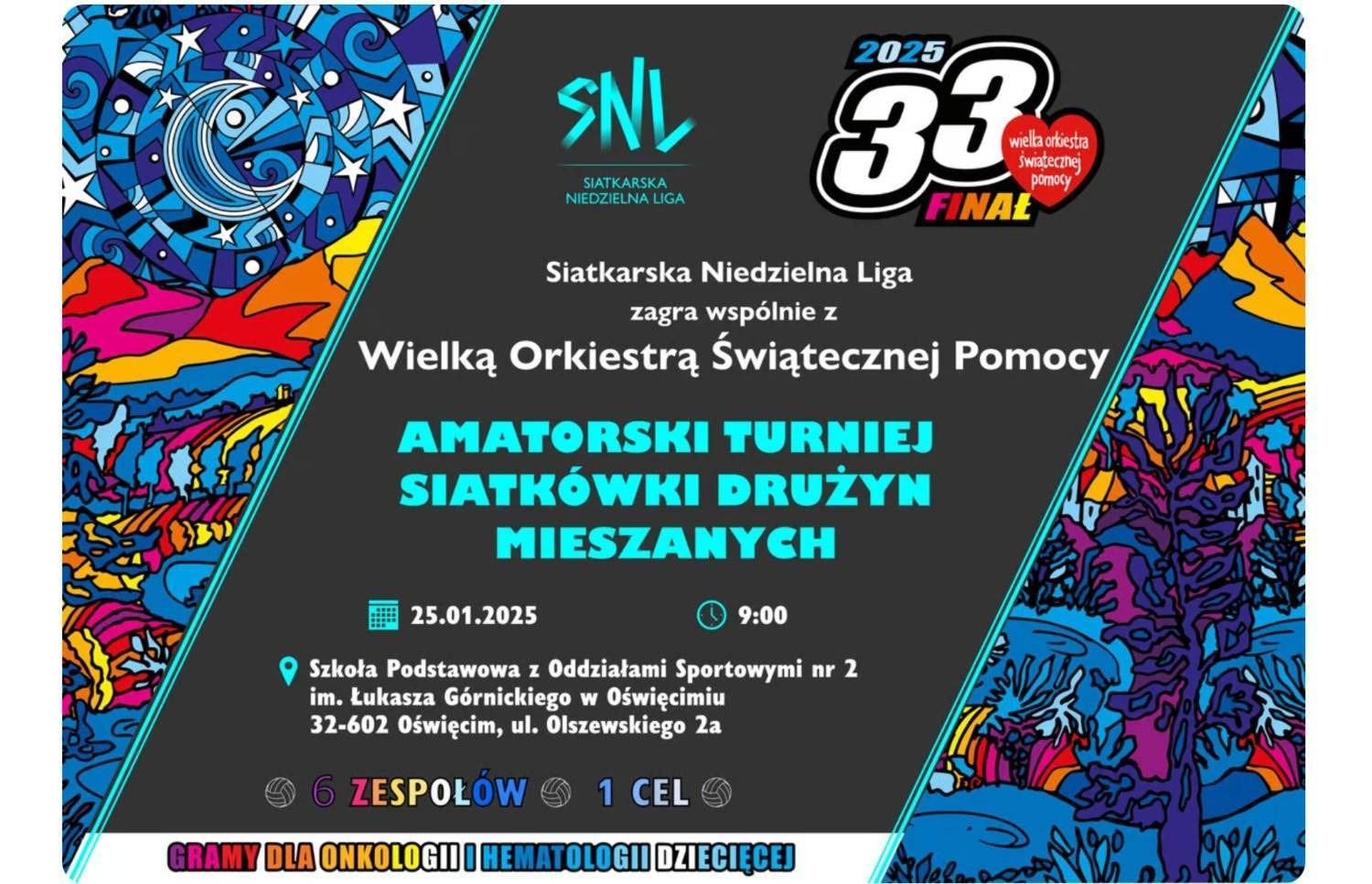 Orkiestra na parkiecie, czyli siatkarski turniej na wesoło dla WOŚP