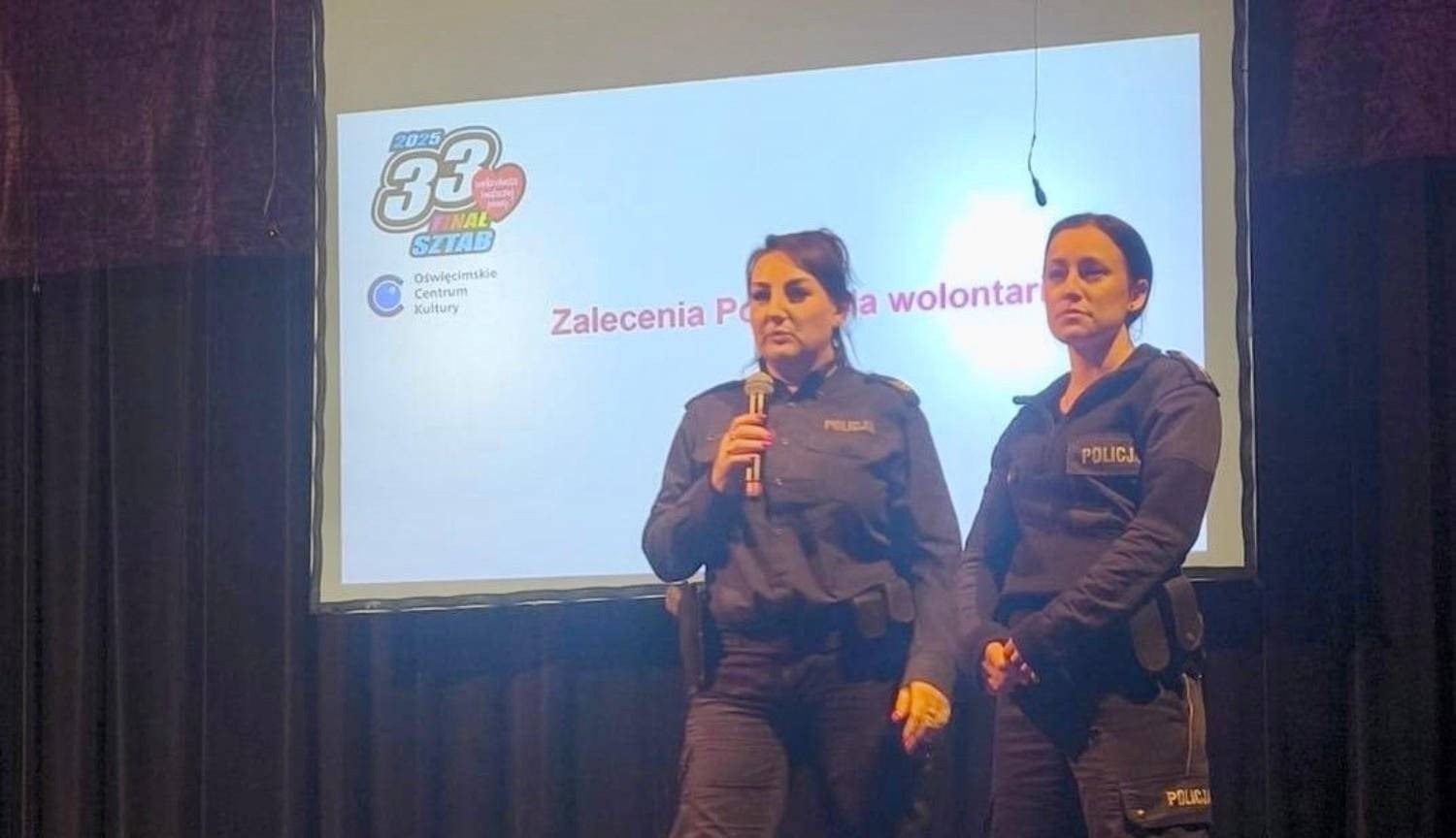 Wolontariusze 33. Finału WOŚP przeszkoleni przez policję