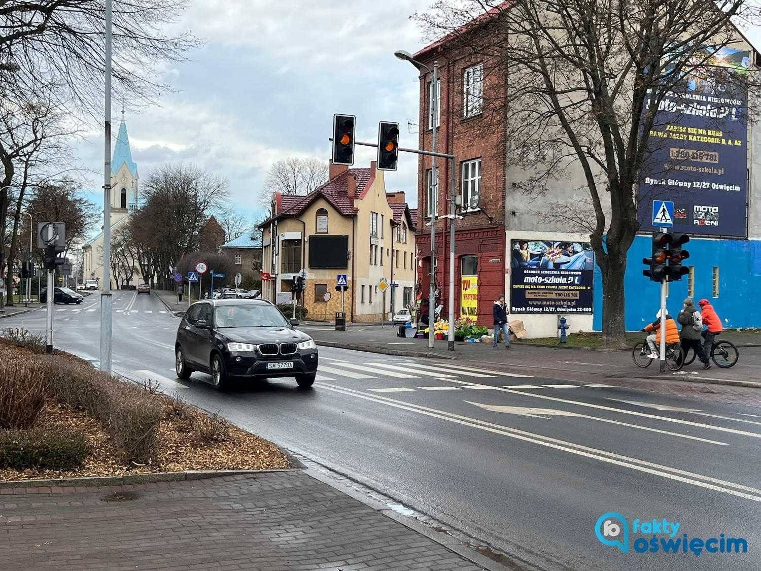 Nie działają światła w Starym Mieście w Oświęcimiu