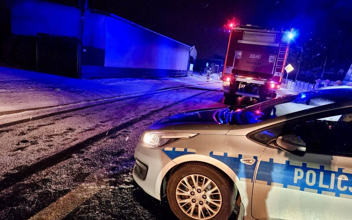 Awaria gazociągu, ewakuacja i noc pełna niepewności – FILM, FOTO