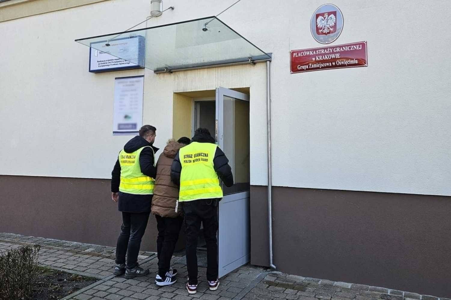 Strażnicy graniczni z Oświęcimia zatrzymali nielegalnego imigranta