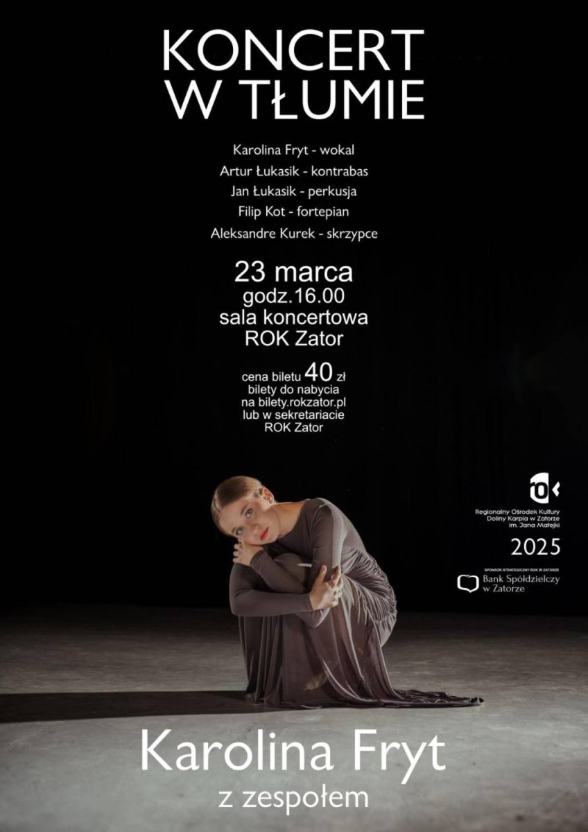 Wygraj podwójne zaproszenie na koncert Karoliny Fryt